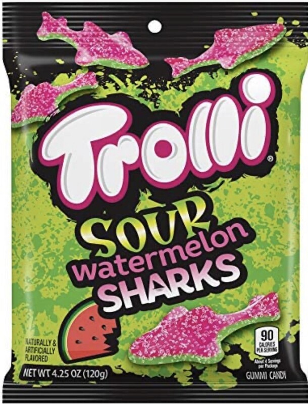 Trolli Sour Watermelon Sharks 85g