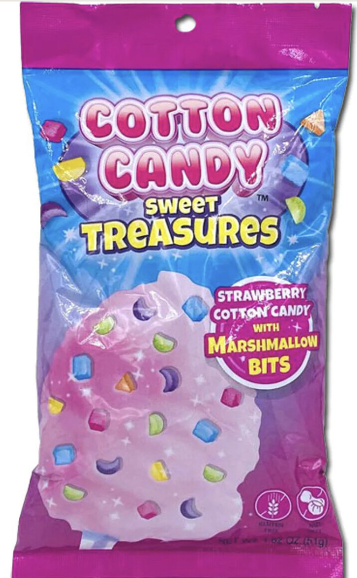 Sweet Treasures Cotton Candy Marshmallow Bits 51g