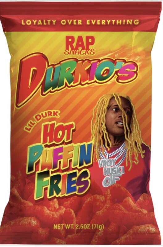 Durkio&#39;s Lil Durk Hot Puffin Fries 71g