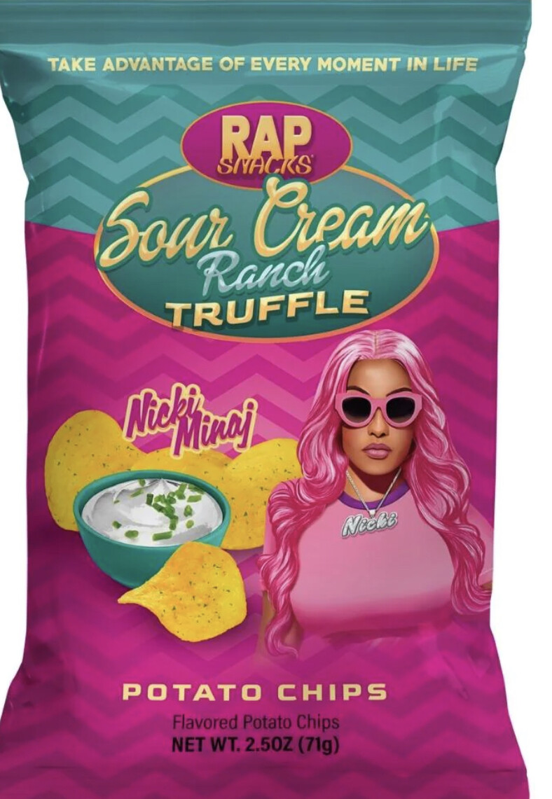 Nicki Minaj Sour Cream Ranch Truffle Chips 71g