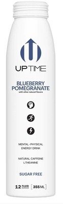 UpTime Blueberry Pomegranate Zero Sugar Energy Drink 355ml