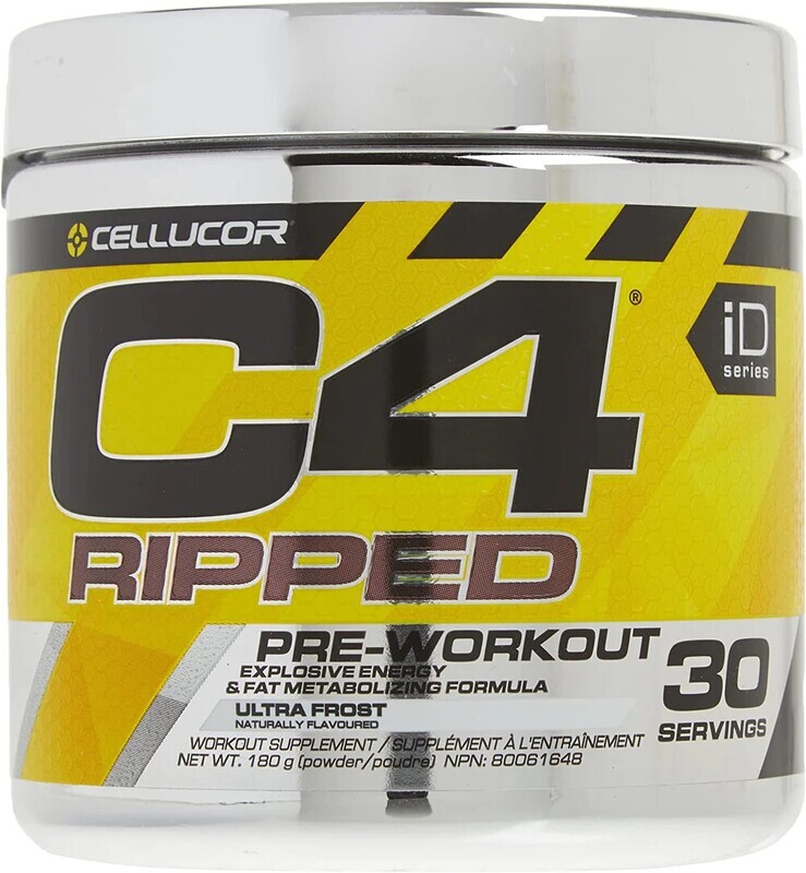 Cellucor, C4 Ripped, Pré-entraînement, Ultra Frost, 180g