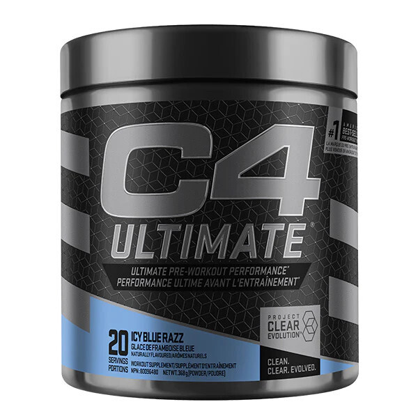 C4 - Pre-Workout Ultimate 20 portions Icy Blue Razz