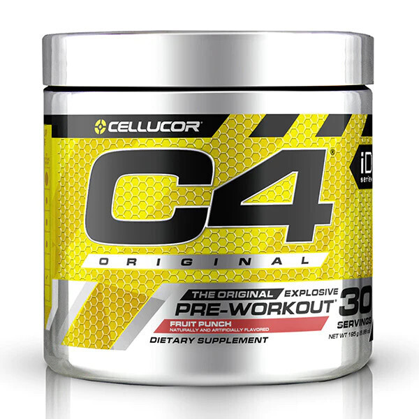 Cellucor, C4 Original, Explosif, Pré-entraînement, Fruit Punch, 195g (30 portions)