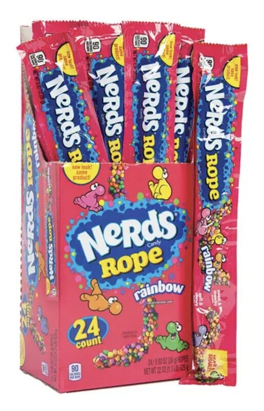 Wonka Nerds Rope Rainbow 26g