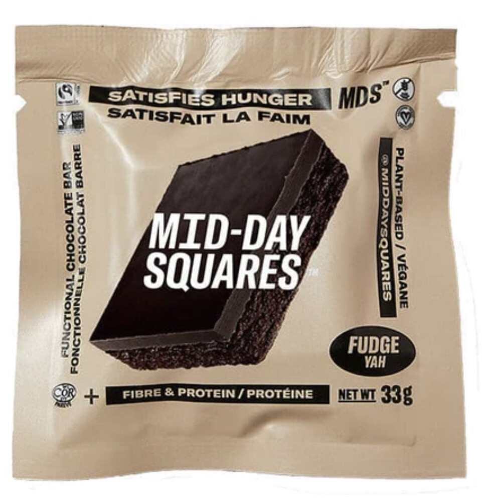 Mid Day Squares - Tablettes de chocolat 33g - Chocolat Fudge