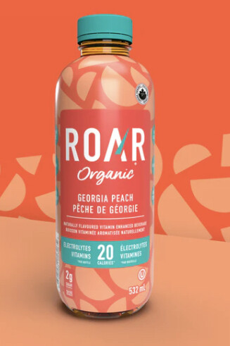 ROAR Organic - BOISSONS HYDRATANTES -  PÊCHE DE GÉORGIE 572ml