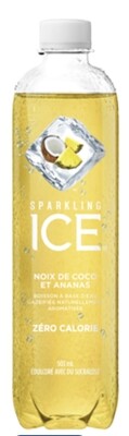 Sparkling ICE - Eau gazéifiée Noix de coco et ananas 503ml