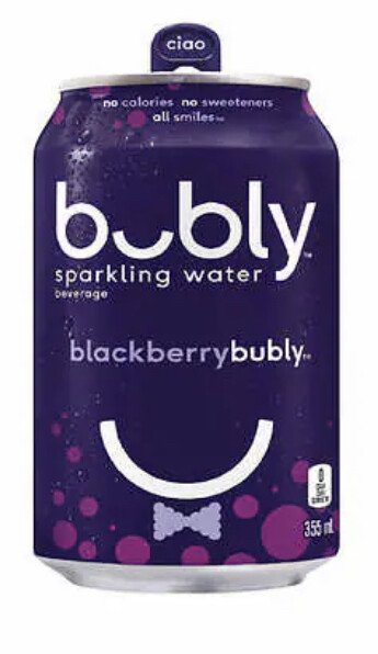 Bubly Sparkling Water - Mûres sauvage - 355ml