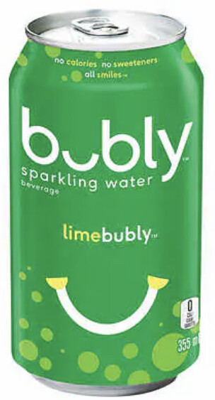 Bubly Sparkling Water - Lime - 355ml