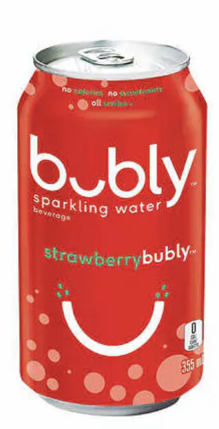 Bubly Sparkling Water - Fraises - 355ml