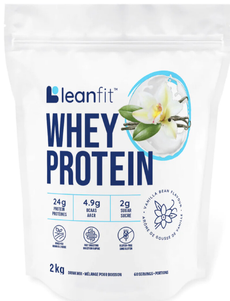 Leanfit Whey Proteine 2kg (58 portions) Vanille