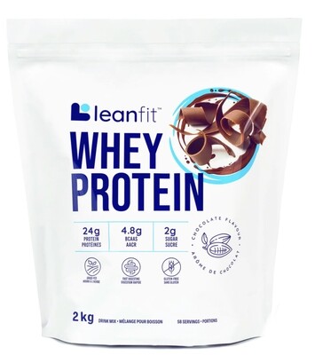 Leanfit Whey Proteine 2kg (58 portions) Chocolat