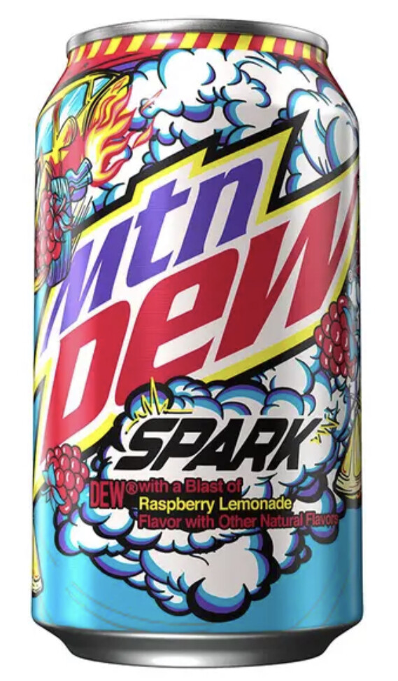 Mountain Dew - Spark Raspberry &amp; Lemonade 355ml