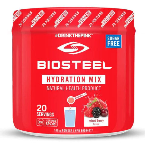 BIOSTEEL - HYDRATION - 140G  MIXED BERRY  Baie mélangées