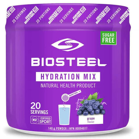 BIOSTEEL - HYDRATION - 140G GRAPE RAISIN