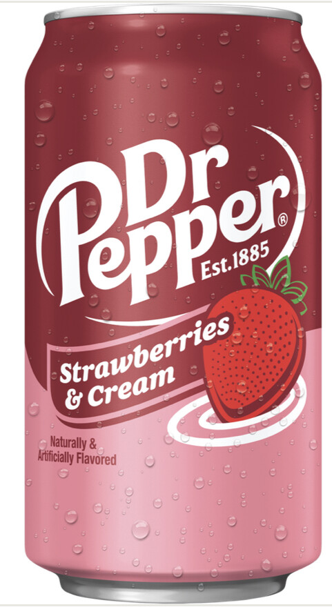 Dr Pepper Strawberries &amp; Cream 355mL