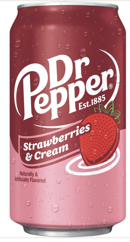 Dr Pepper Strawberries &amp; Cream 355mL
