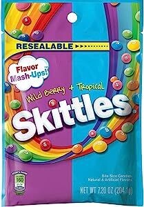Skittles Mash-Ups Wild Berry and Tropical Candy 204.1g