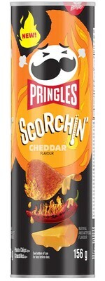 Pringles Scorchin' Cheddar Chips 156g