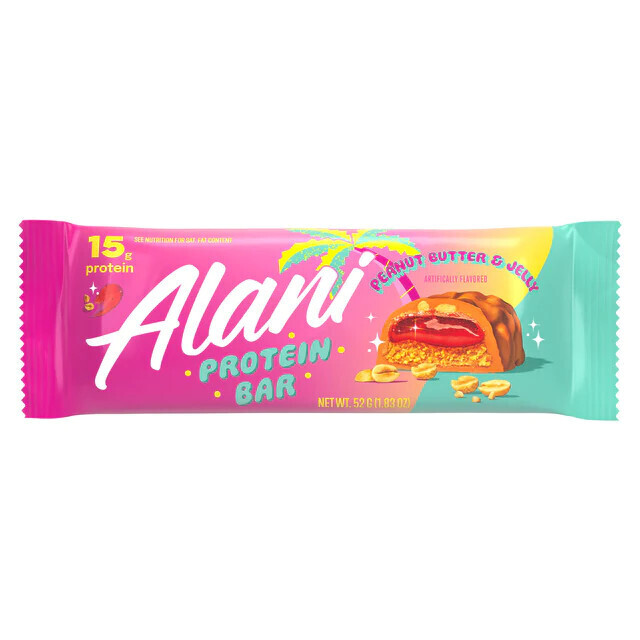 Alani Nu - Fit Snacks Protein Bar 46g - Beurre d'arachide et Confiture de Fraise