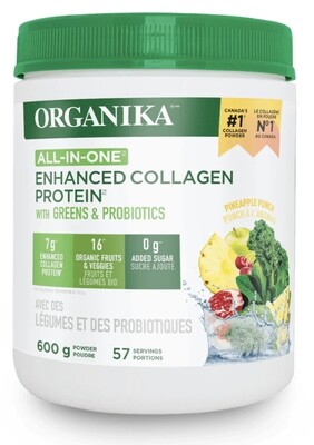 Enhanced Collagen Protein™ All-in-One™  600g  - Punch à l’ananas