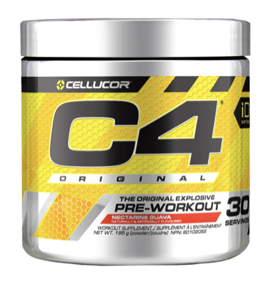 Cellucor, C4 Original, Explosif, Pré-entraînement, Nectarine Guava, 195g (30 portions)