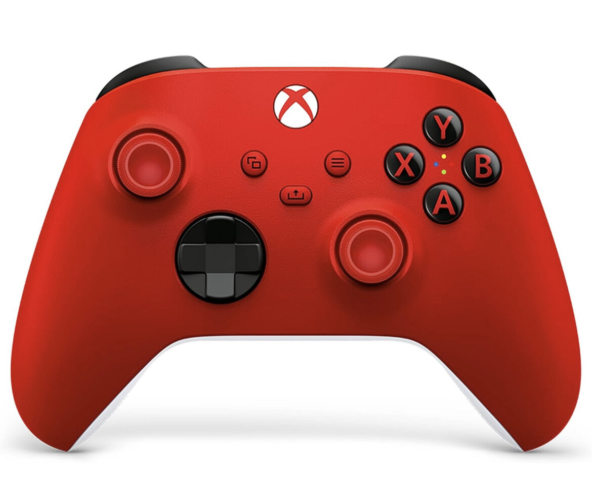 Manette de jeu sans fil pour Xbox - Rouge vibrant