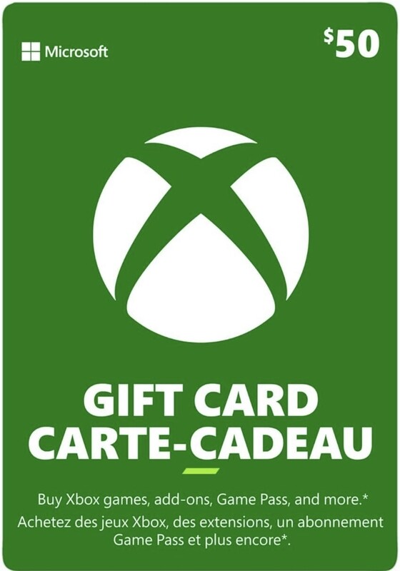 $50 XBOX Live Carte-Cadeau - CANADA [Digital Code]