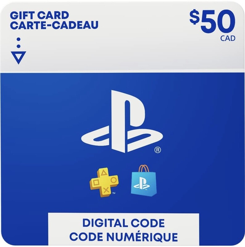 $50 PlayStation Store Carte-Cadeau - CANADA [Digital Code]