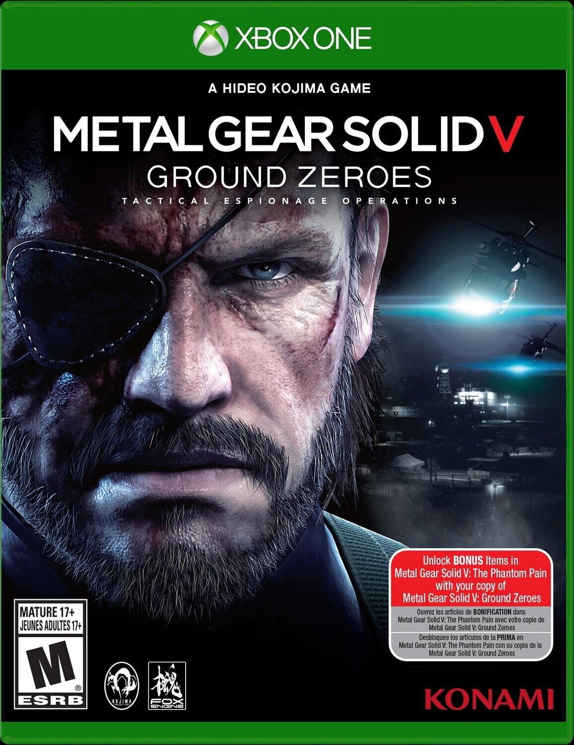 Metal Gear Solid V Ground Zeroes Xbox One