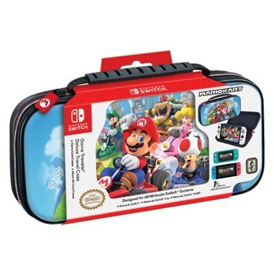 Game Traveler Deluxe Travel Case Mario Kart Nintendo Switch