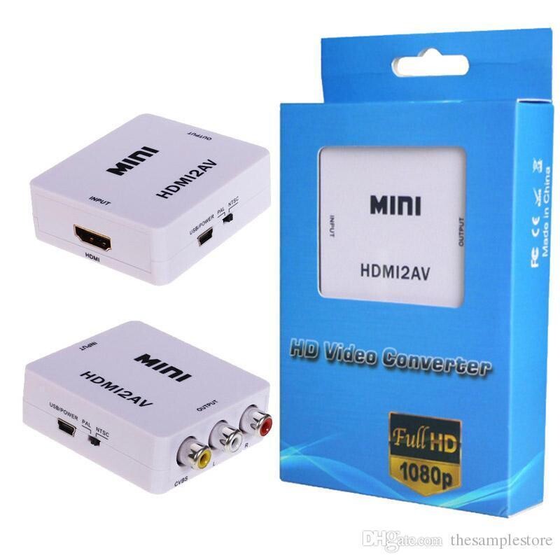 Mini Hd Video Converter Full HD 1080P AV2HDMI