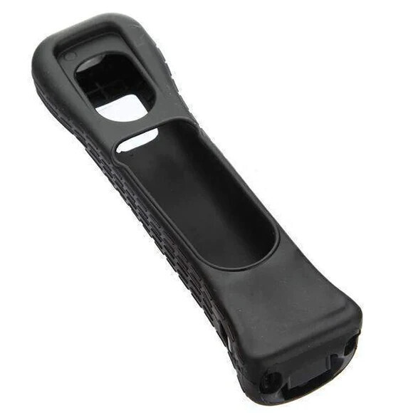 Wii Remote Black Silicone Cover