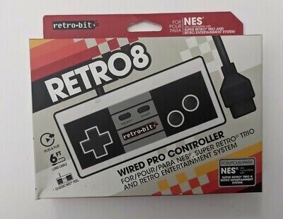 Retro-Bit Wired Pro Controller NES