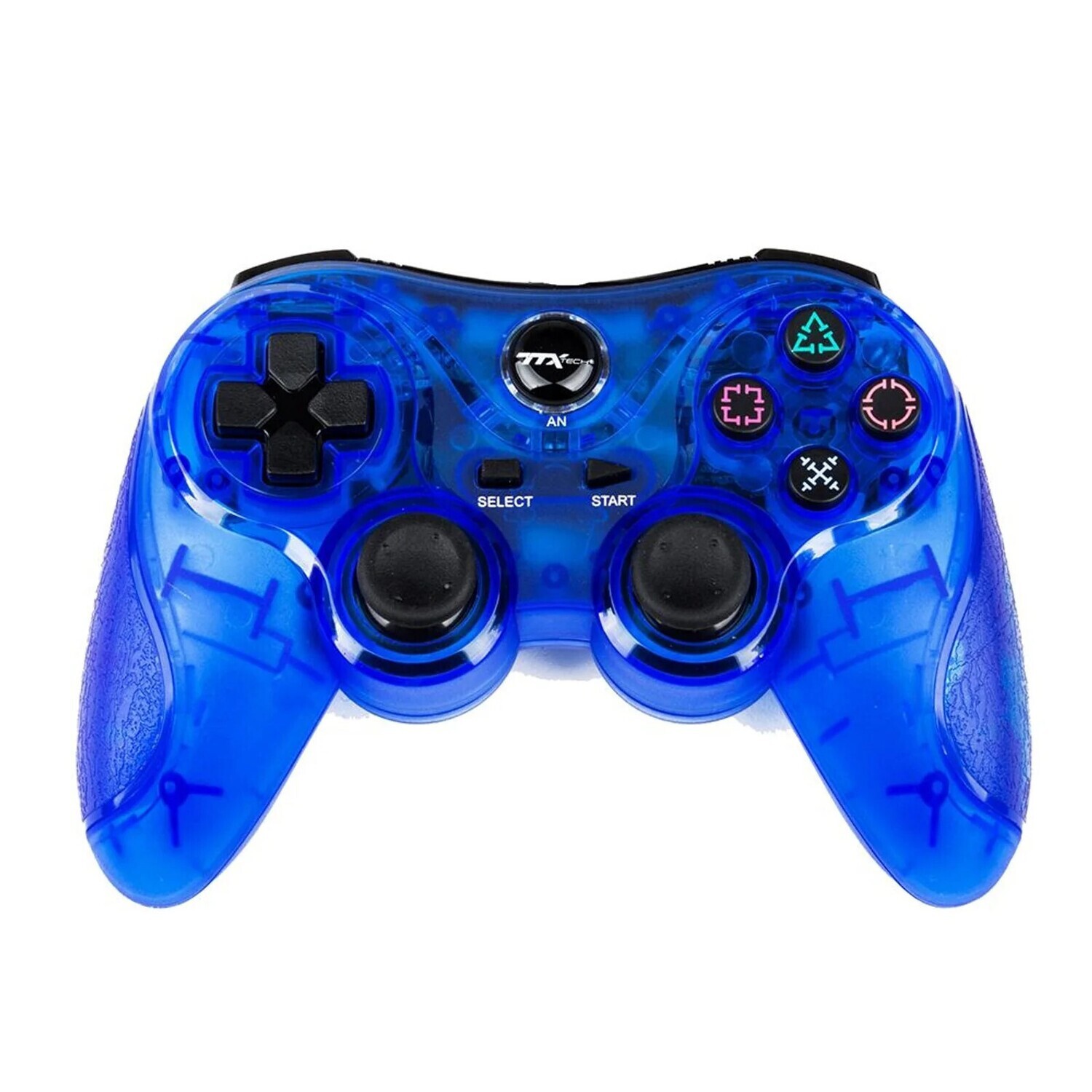 TTX Tech Wireless Controller PS One &amp; PS2 Blue