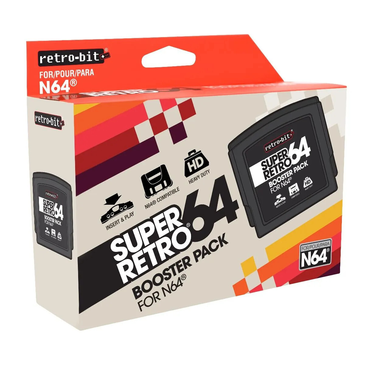 Retro-Bit Super Retro Booster Pack Nintendo 64 System