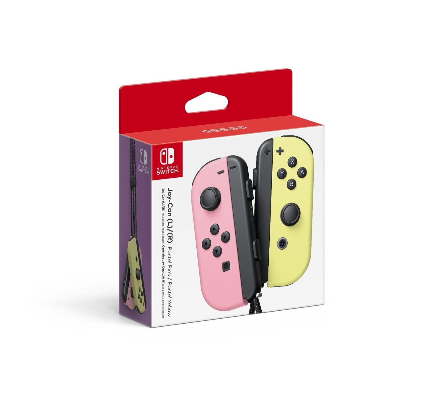 Joy-Con (L) (R) Pastel Pink Pastel Yellow Nintendo Switch