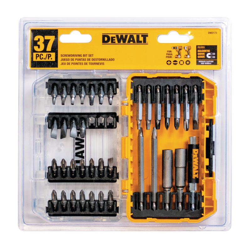DeWalt Screwdriver Set with Recess (37-Piece)