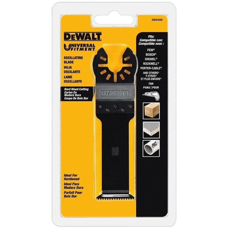 DEWALT Lame oscillante en bois dur (DWA4205)