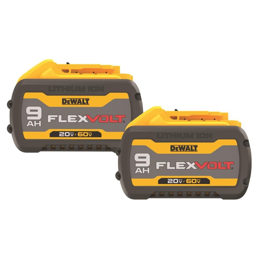 DEWALT 20V/60V MAX FLEXVOLT 9.0Ah Battery Paquet De 2 (DCB609-2)