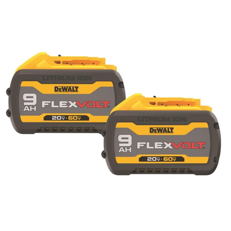 DEWALT 20V/60V MAX FLEXVOLT 9.0Ah Battery Paquet De 2 (DCB609-2)