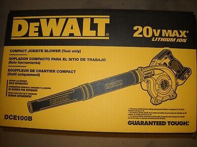 DEWALT 20V MAX Lithium-Ion Cordless 3-Speed Compact Jobsite Blower (Outil Seulement)