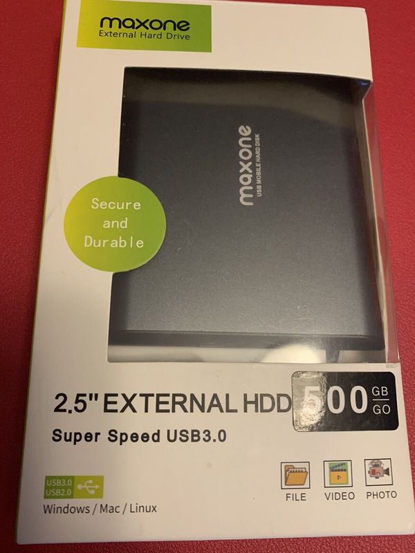 Maxone 2.5 External HDD USB 3.0 (500Gb)