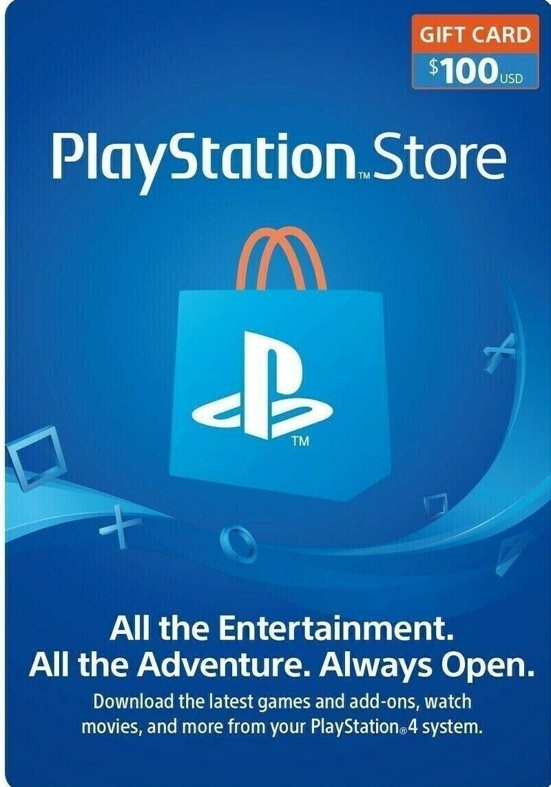 Carte Cadeau 100$ Playstation (4x25$)
