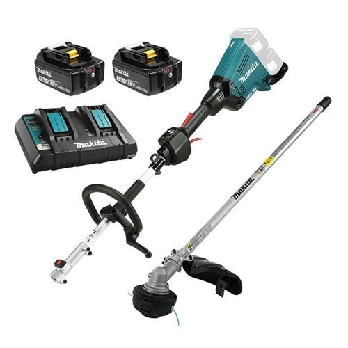 Makita DUX60PTM5X 18VX2 (36V) Li-Ion (5.0 Ah) Brushless Split Shaft Power Unit w/ Line Trimmer Attachment (EM405MP) Kit