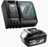 Makita Y-00309 Batterie Li-Ion 18 V 5,0 Ah et kit de chargeur rapide Li-Ion