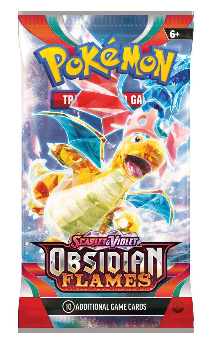 Pokemon TCG Scarlet &amp; Violet Obsidian Flames Booster Pack (Anglais)