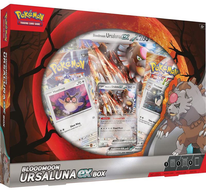 Pokémon TCG: Bloodmoon  -  Ursaluna EX  -  Box