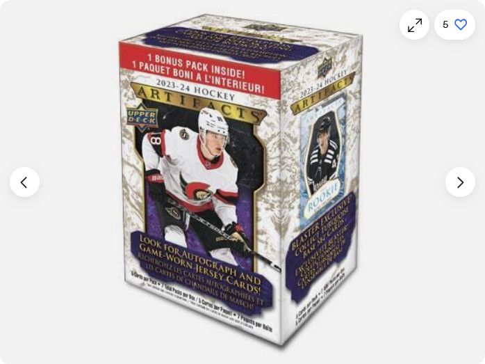 2023/24 Upper Deck Artefacts Hockey